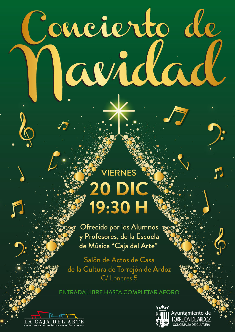 Concierto de Navidad Escuela de Música La Caja del Arte