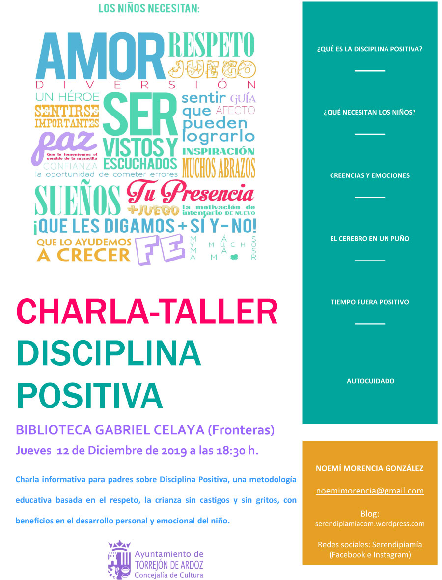 Charla-Taller Disciplina positiva