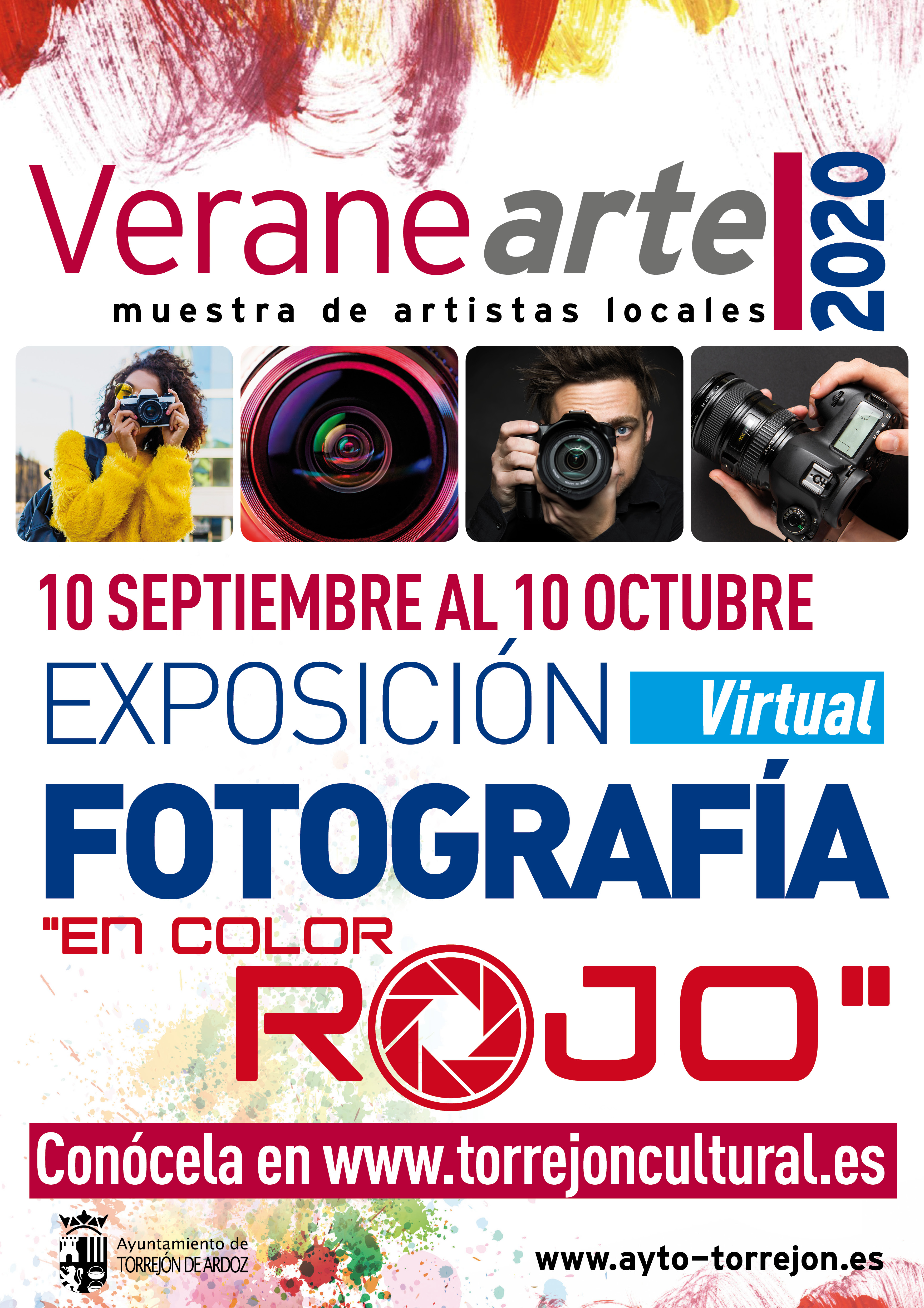 Exposición virtual de fotografía "En color rojo"