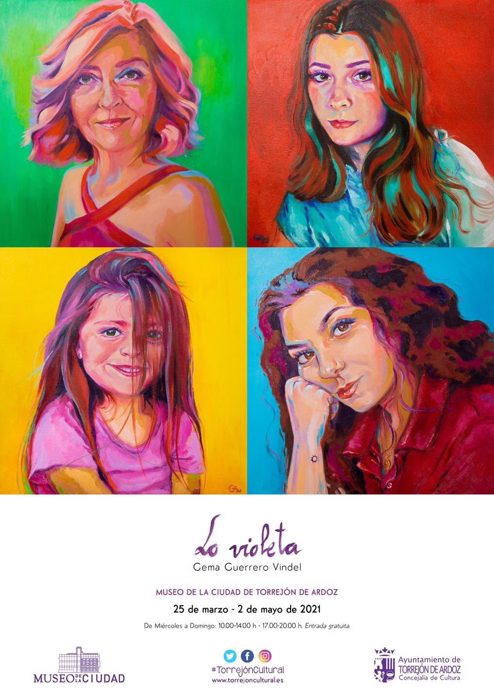 Exposición Lo violeta