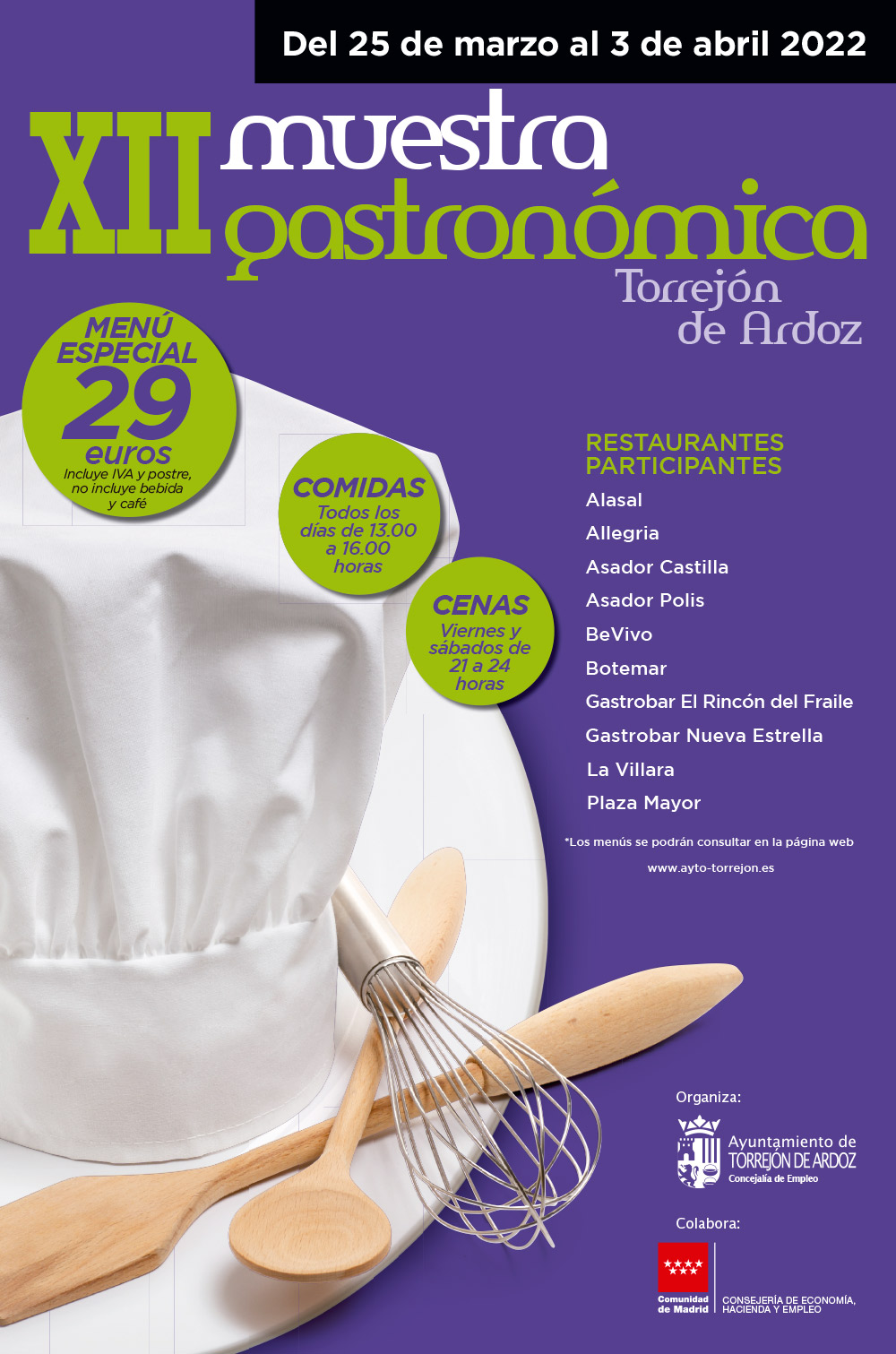 Cartel XII Muestra Gastronómica