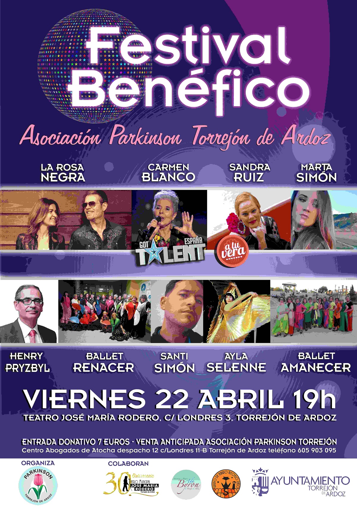 Festival Benéfico de la Asociación de Parkinson de Torrejón de Ardoz 