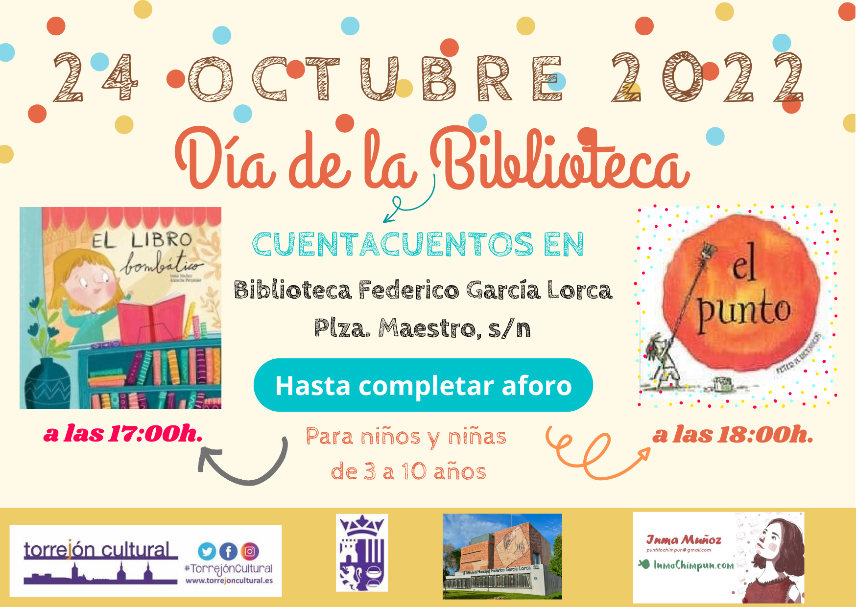 Cuentacuentos con motivo del "Día de la Biblioteca"