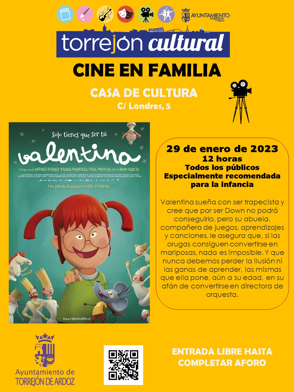Cine en familia - Valentina