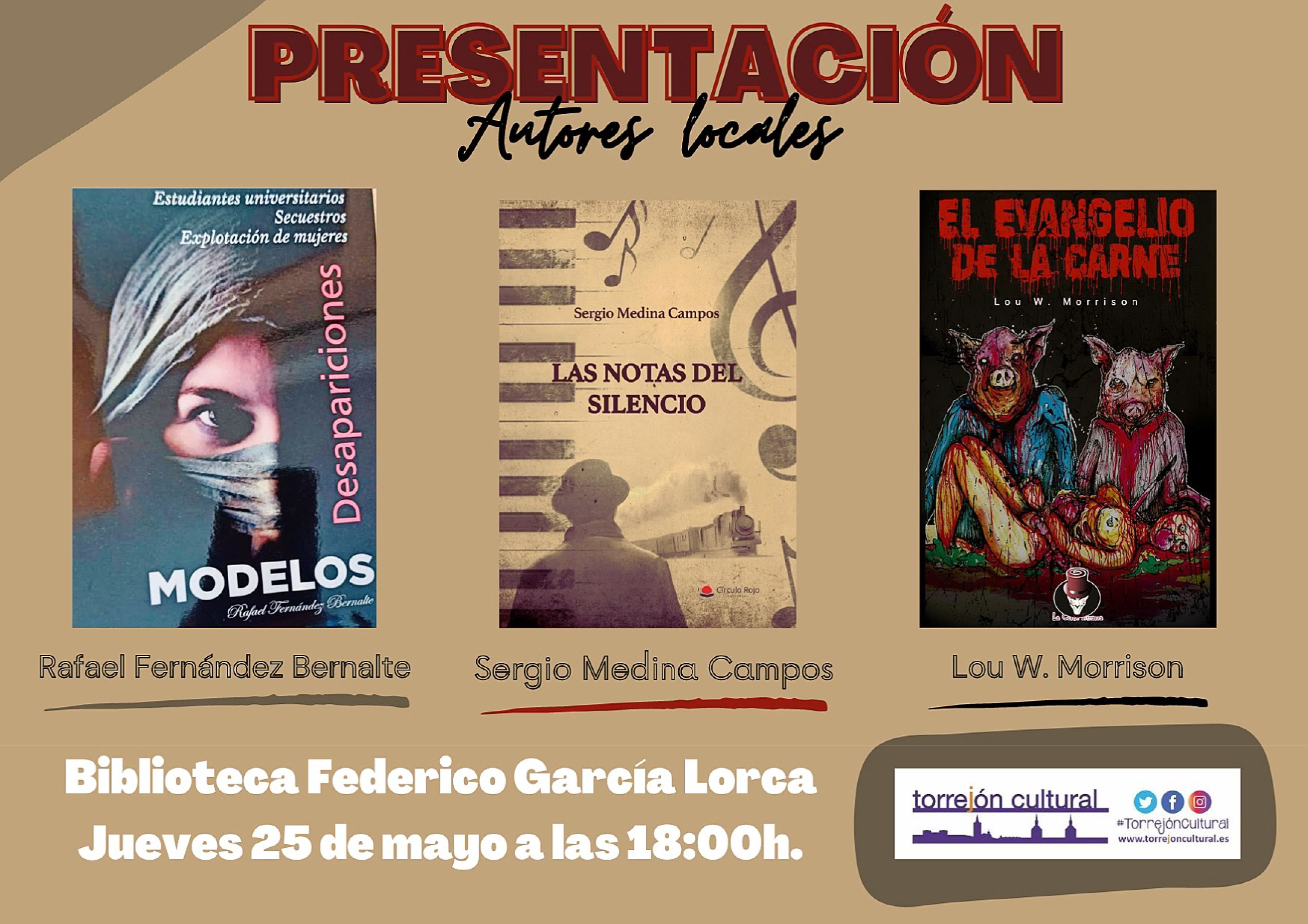 Presentación libros autores locales