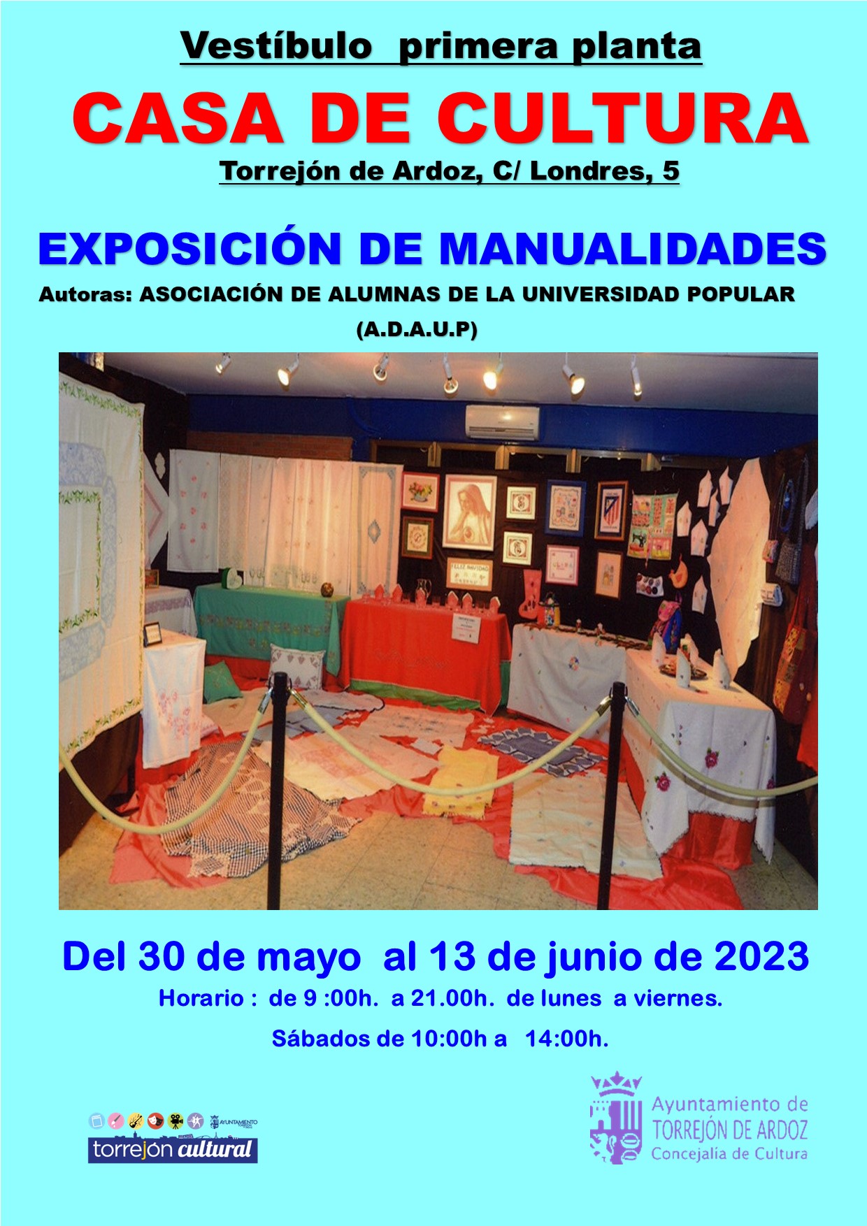 Exposición de manualidades ADAUP