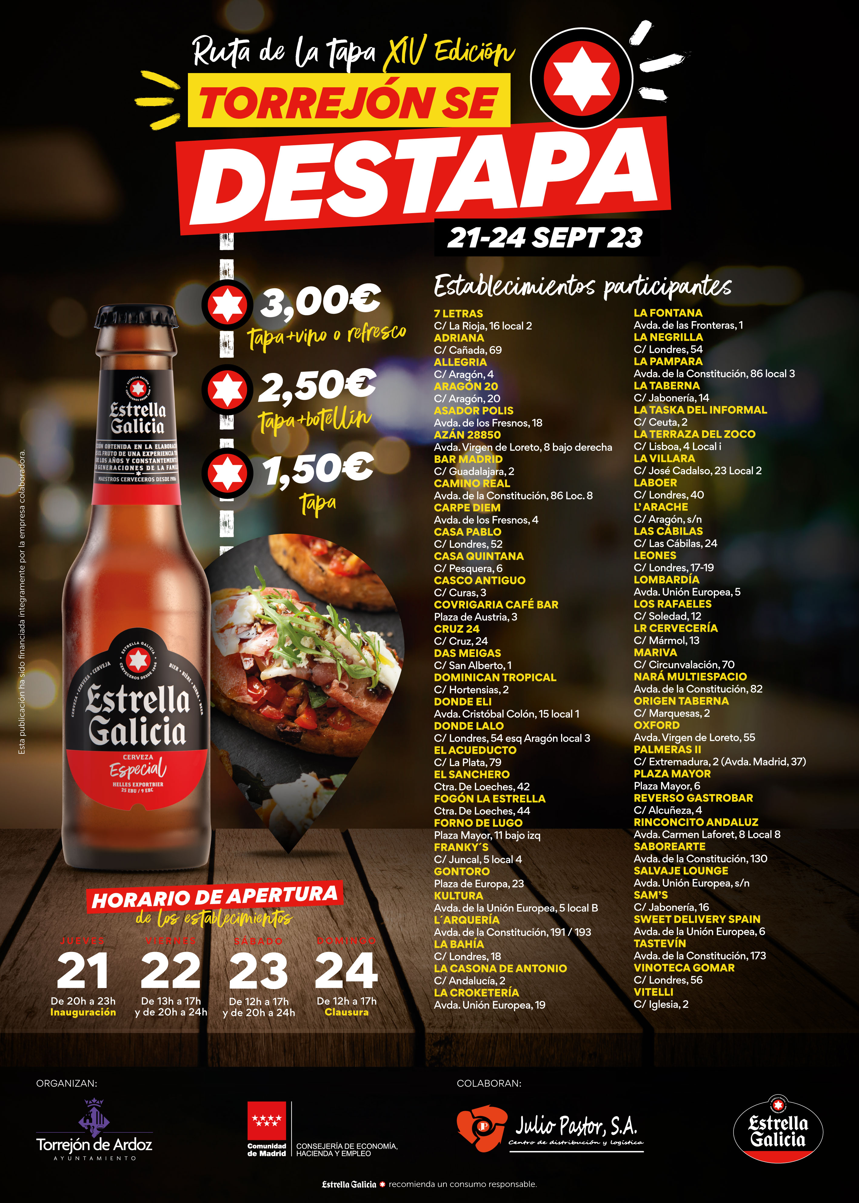 Ruta de la Tapa "Torrejón se DesTAPA"