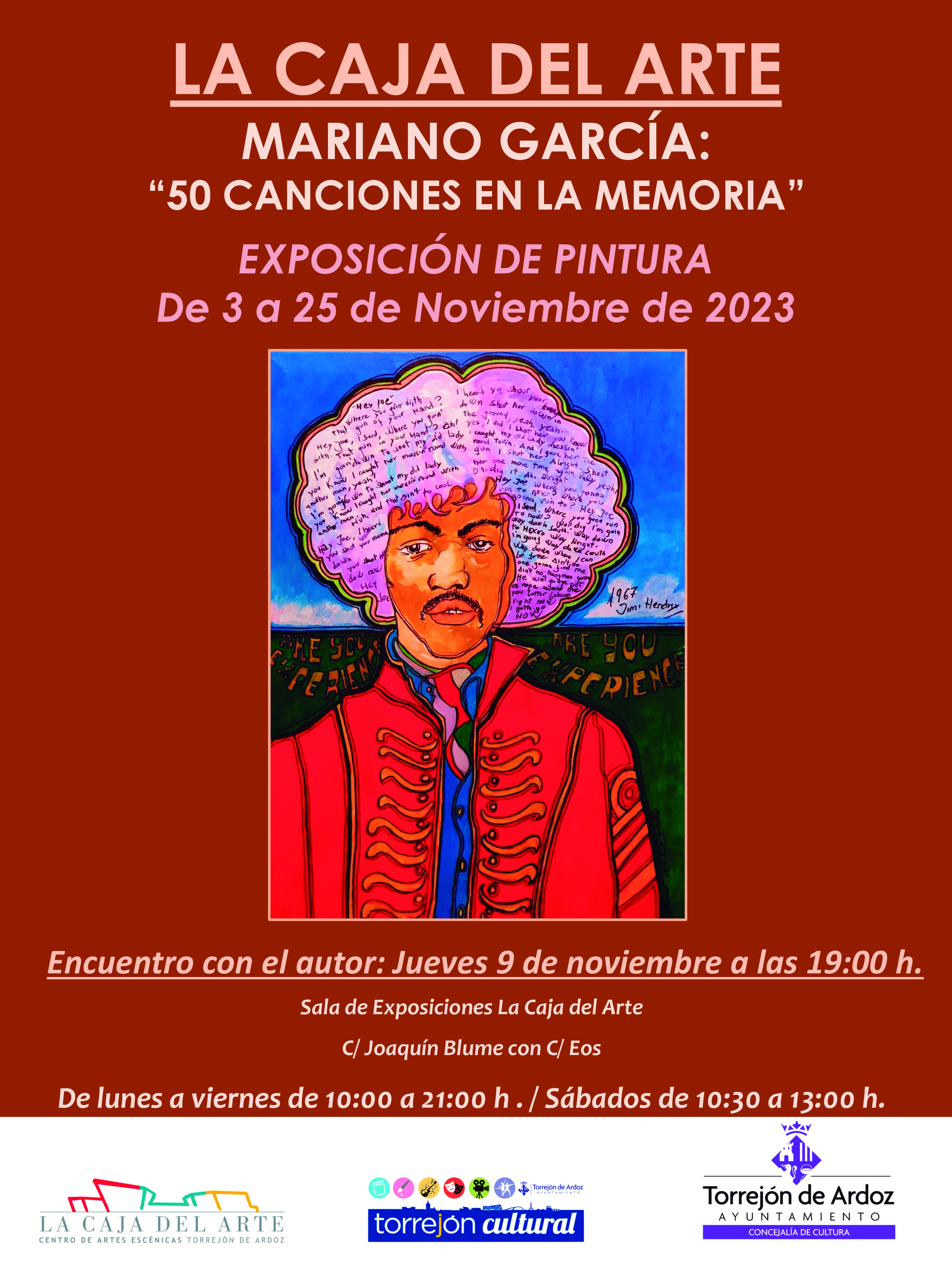 Exposición de pintura "50 canciones en la memoria"