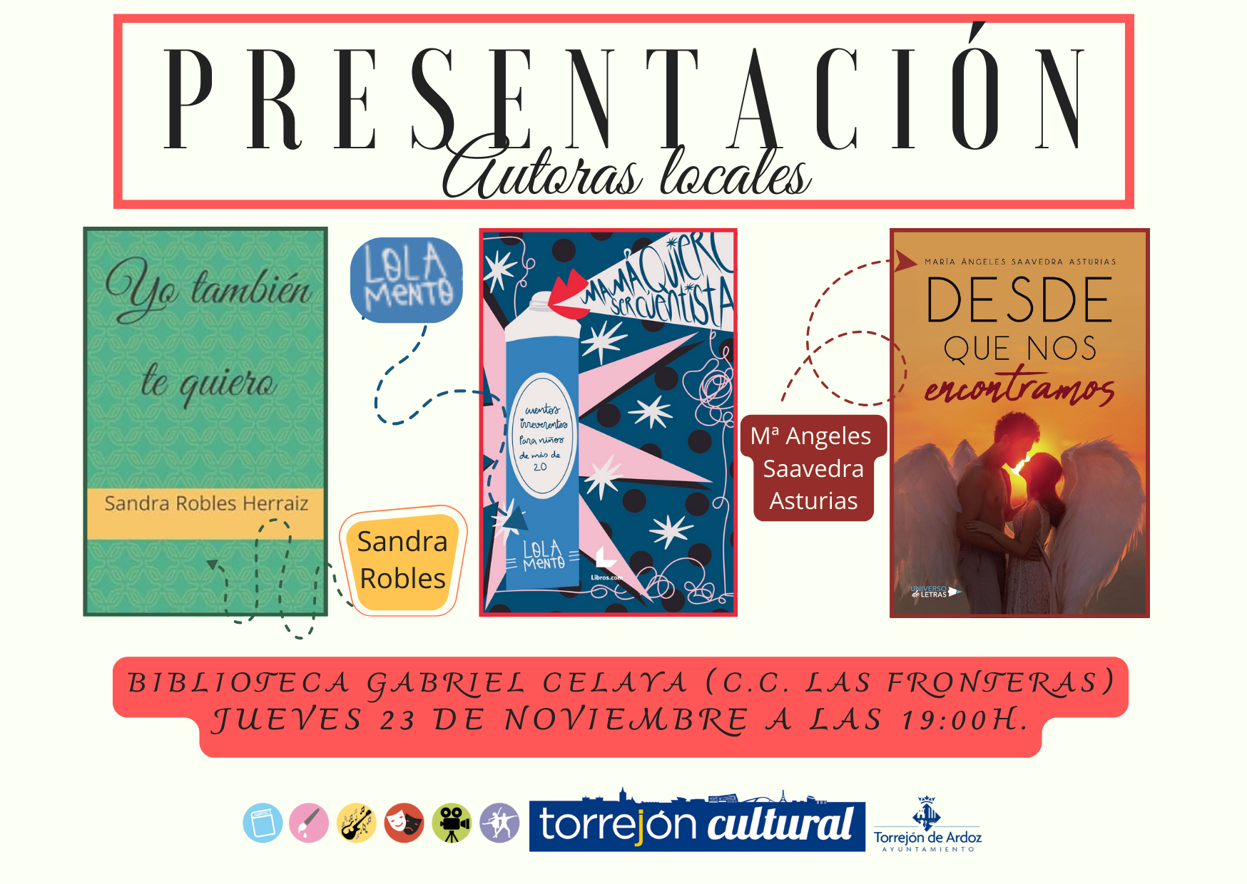Presentación libros autoras locales