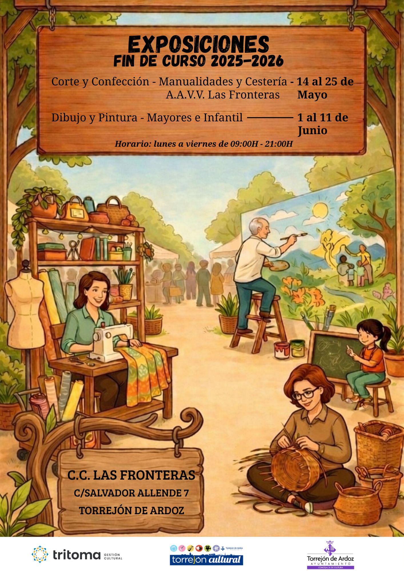 Exposición de talleres CC Fronteras