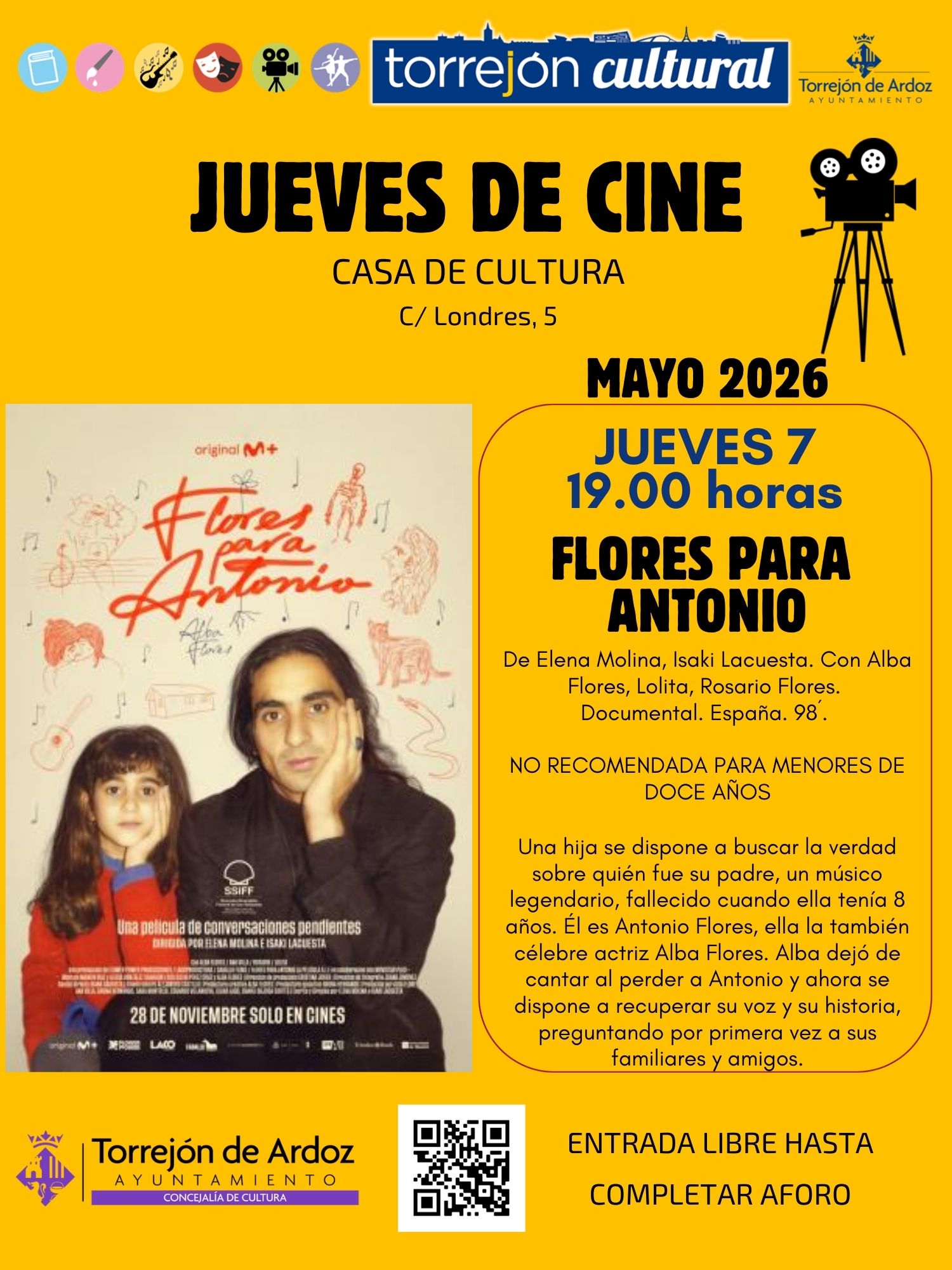 Jueves de cine: Flores para Antonio