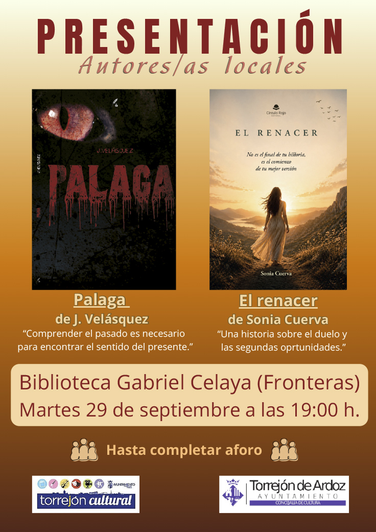 Presentación libros autores locales