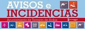 Avisos e incidencias