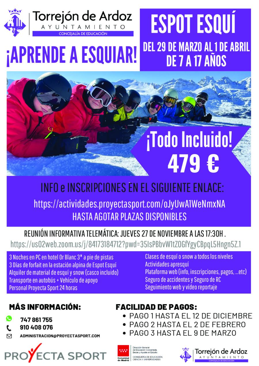 Viaje a esquiar