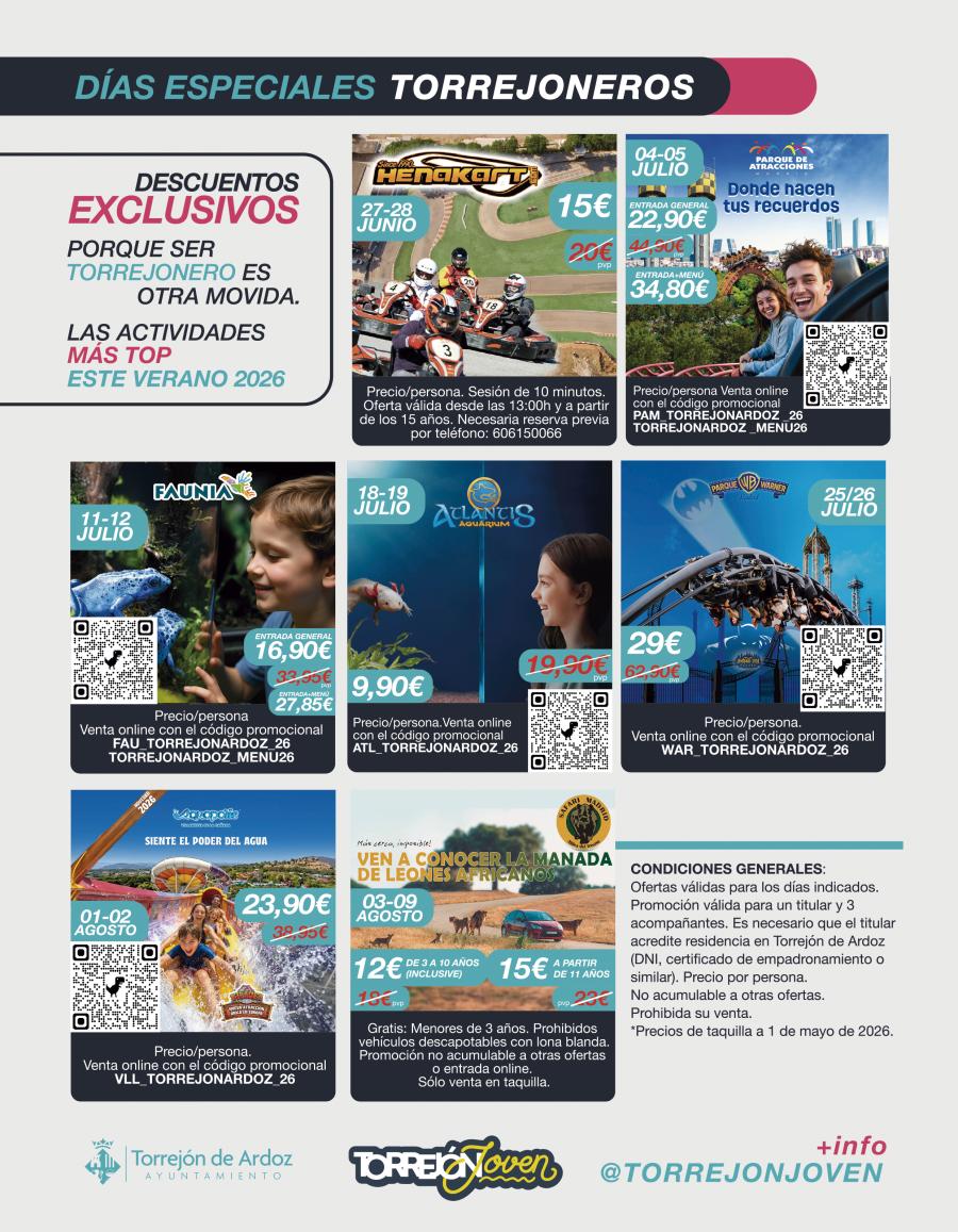 Cartel Días Especiales verano 26