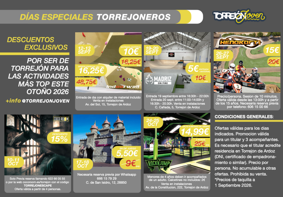 Días Especiales sept-oct 26