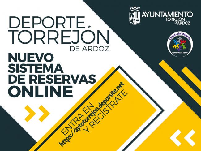 La Concejalía de Deportes cuenta con un sistema de reservas online de instalaciones y piscinas de verano