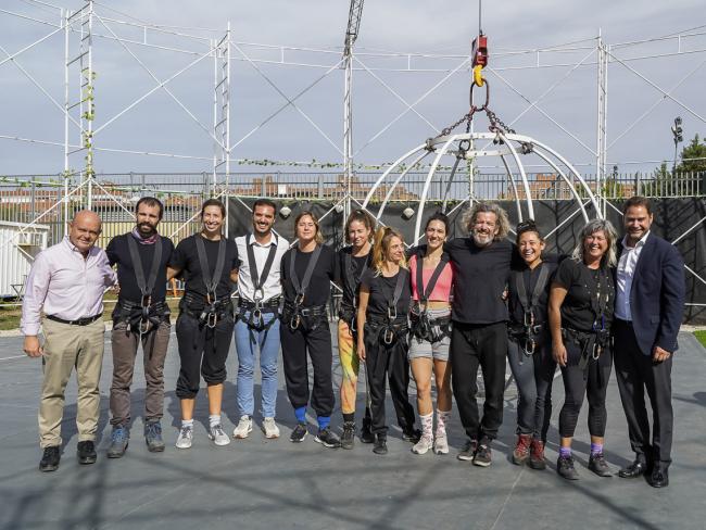 La gran compañía internacional de teatro aéreo Grupo Puja! establece su sede en Torrejón de Ardoz con su nueva Estación de Vuelo y creará la primera escuela específica de formación de este tipo de técnicas en nuestro país