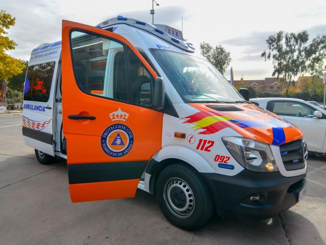 Protección Civil de Torrejón de Ardoz facilita el transporte a las personas con movilidad reducida que quieran ir a votar en las elecciones municipales y autonómicas del domingo 28 de mayo