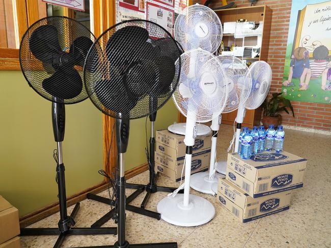 El Ayuntamiento instalará 250 ventiladores en los colegios electorales
