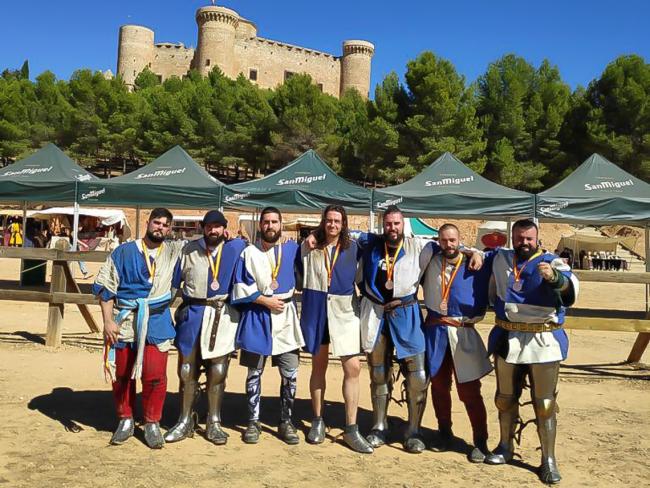 El torrejonero, Daniel Bernardos, presente en el VII campeonato nacional de combate medieval de Belmonte 