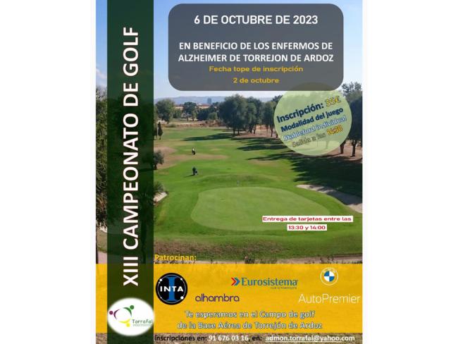 Torneo de Golf a beneficio de Asociación de Familiares de Enfermos de Alzheimer de la ciudad 