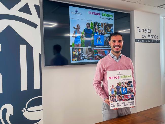 El Ayuntamiento de Torrejón de Ardoz oferta nuevos cursos para este primer semestre de 2024 en las concejalías de Empleo, Cultura, Igualdad, Juventud, Mayores y Voluntariado 