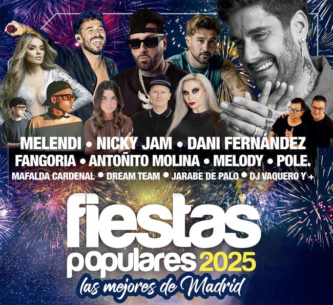 Mañana, viernes, 20 de junio, con los conciertos de Antoñito Molina y Melody, comienzan las mejores fiestas de la Comunidad de Madrid, las de Torrejón de Ardoz