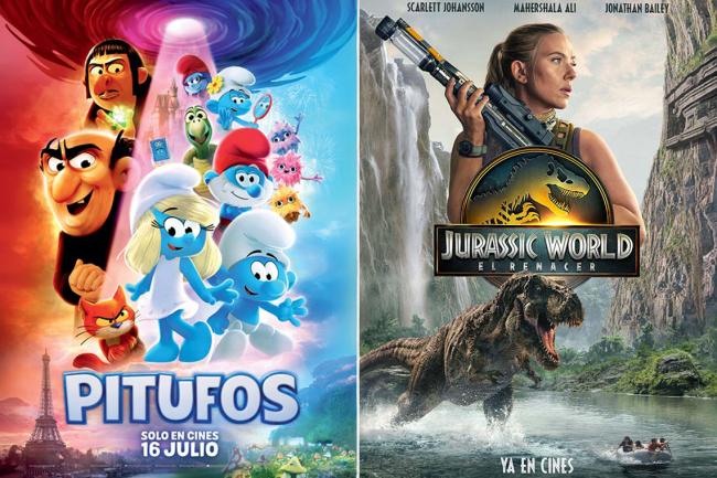 “Pitufos” y “Jurassic World: El renacer” llegan este fin de semana al Cine de Verano de Torrejón de Ardoz