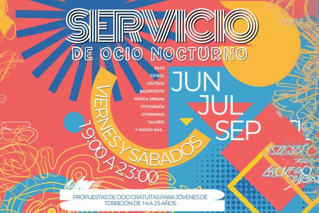 Torrejón de Ardoz pone en marcha una nueva edición de actividades de ocio nocturno saludable para jóvenes y adolescentes durante las noches estivales de los viernes y sábados